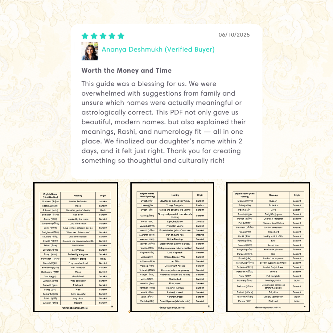 Struggling to pick a perfect baby name 👶 - Vedic, Trendy &  Meaningful ✨?