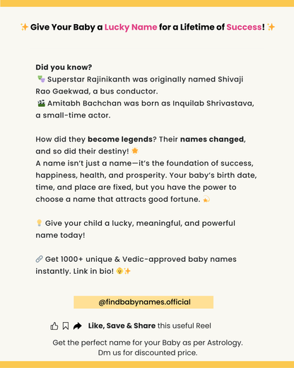 🔮 1000+ Baby Boy Names – Vedic, Trendy & Meaningful! 👶✨