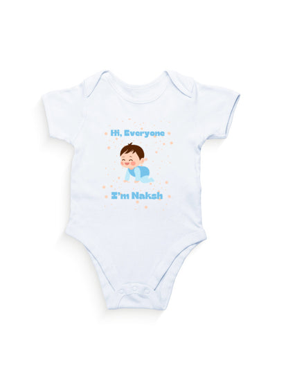 Custom Baby Name Outfit – Name Print Romper
