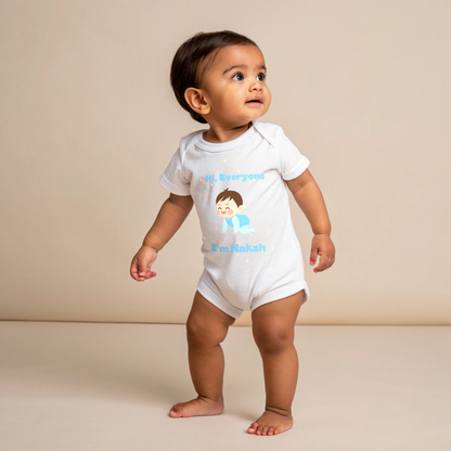 Custom Baby Name Outfit – Name Print Romper