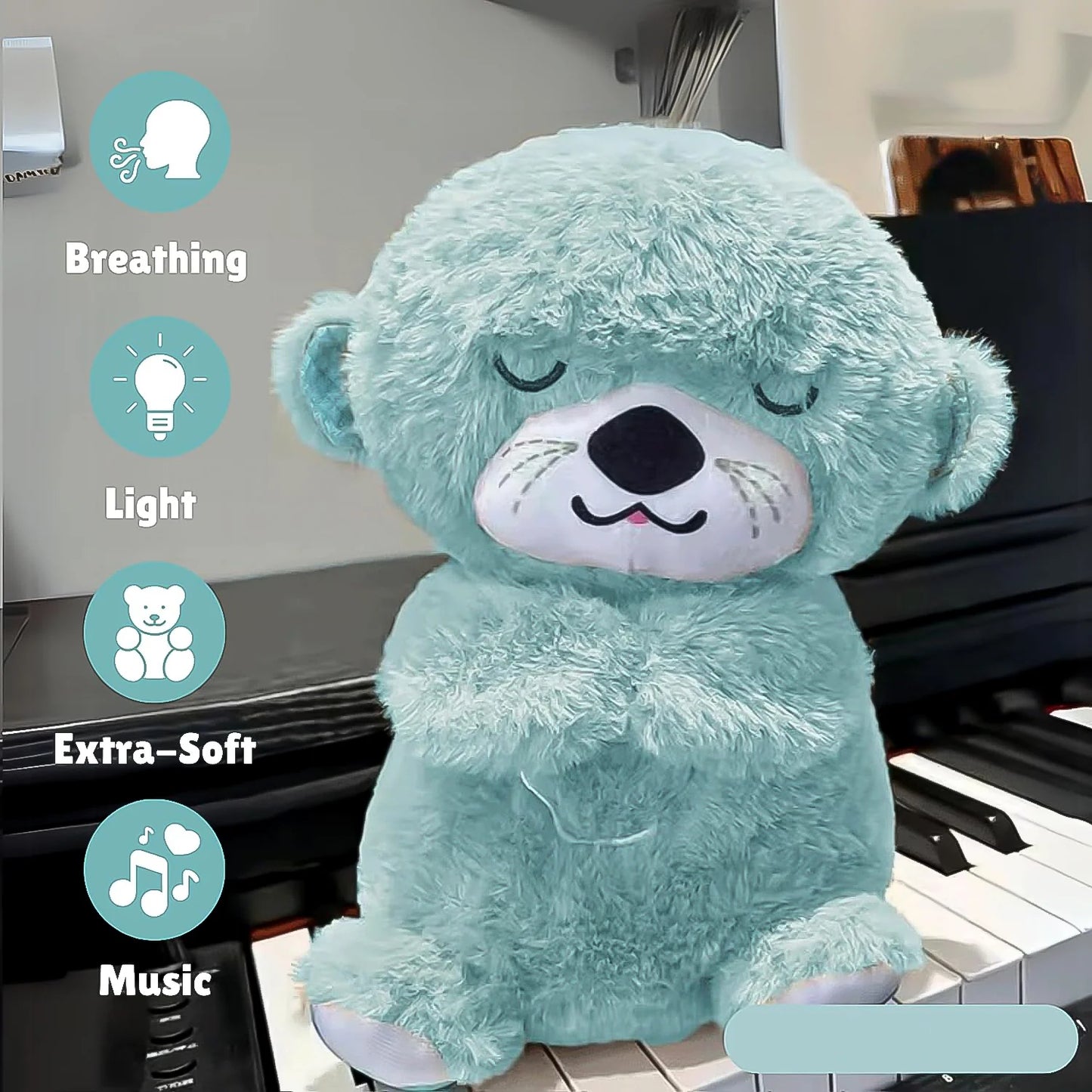 🧸 S𝗼𝗼𝘁𝗵𝗶𝗻𝗴 𝗣𝗹𝘂𝘀𝗵 𝗕𝗿𝗲𝗮𝘁𝗵𝗶𝗻𝗴 𝗕𝗲𝗮𝗿 - Best Toy for Babies (Get 70% Off)